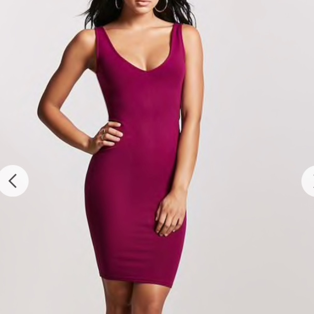 Ribbed knit bodycon dress